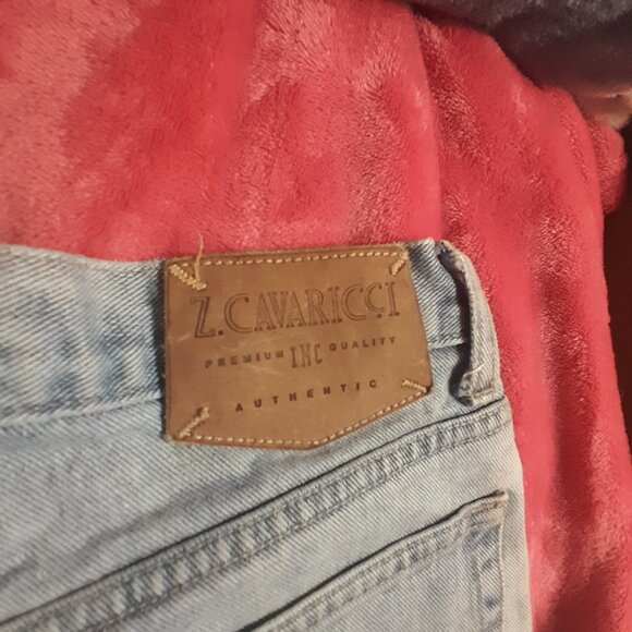 Vintage 80s Z.CAVARICCI jean shorts 29 Denim - Picture 2 of 8